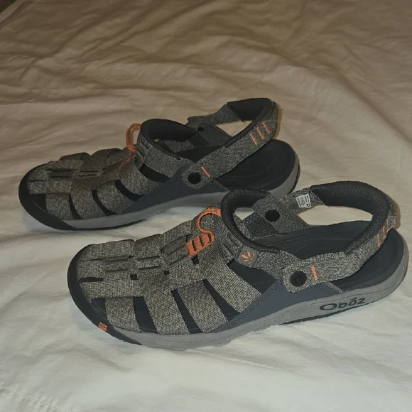 Womans Oboz Campster Sandals Size 10 Gray And Pink - Picture 2 of 10